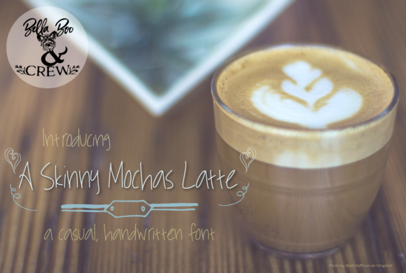 A Skinny Mocha Latte Font for Branding