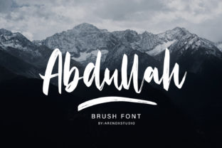 Abdullah: A Handwritten Typeface for Editorial Design