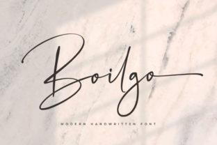 Boilgo Font: A Fresh Script for Editorial Design