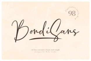 BondiSans: A Bold Script Font for Branding