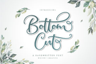 Bottom Cut Font for Professional Branding