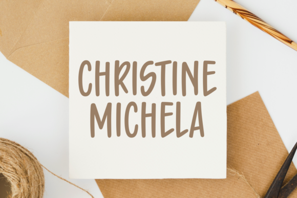 Christine Michela: A Handwritten Font for Brands