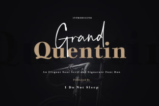 Grand Quentin Duo: A Retro Typeface for Modern Web Design