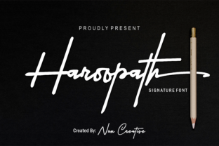 Haroopath: A Natural Script Typeface for Branding