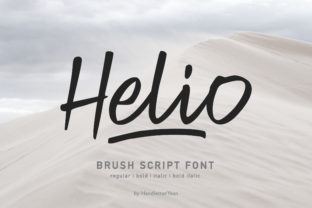 Helio Font Review: Bold Handwritten Style for Web