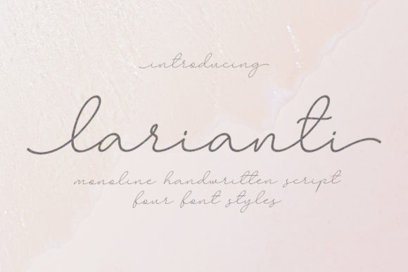 Larianti Monoline: A Fresh Typeface for Branding