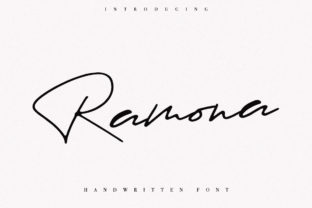 Ramona: A Handwritten Font for Modern Web Design