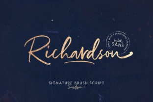 Richardson Typeface Review: A Bold Script for Branding