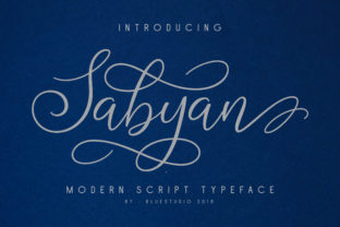 Sabyan Font: Elegant Script for Makers