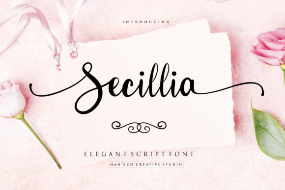 Secillia: A Modern Script Font for Campaigns