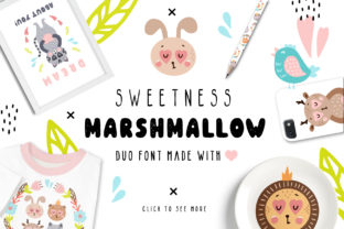 Sweetness Marshmallow Duo Font for Makers