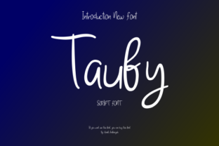 Taufy: A Script Font That Elevates Campaign Visuals
