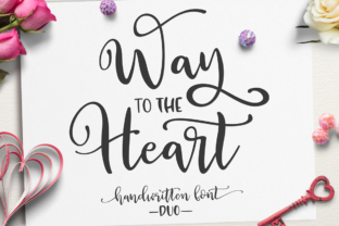 Way to the Heart Duo: A Script Font for Digital Branding