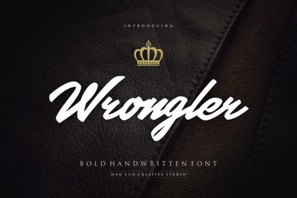 Wrongler Font Review for Web Design